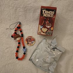 New Pop Mart Dimoo World Disney Phone Charm - Minnie Mouse