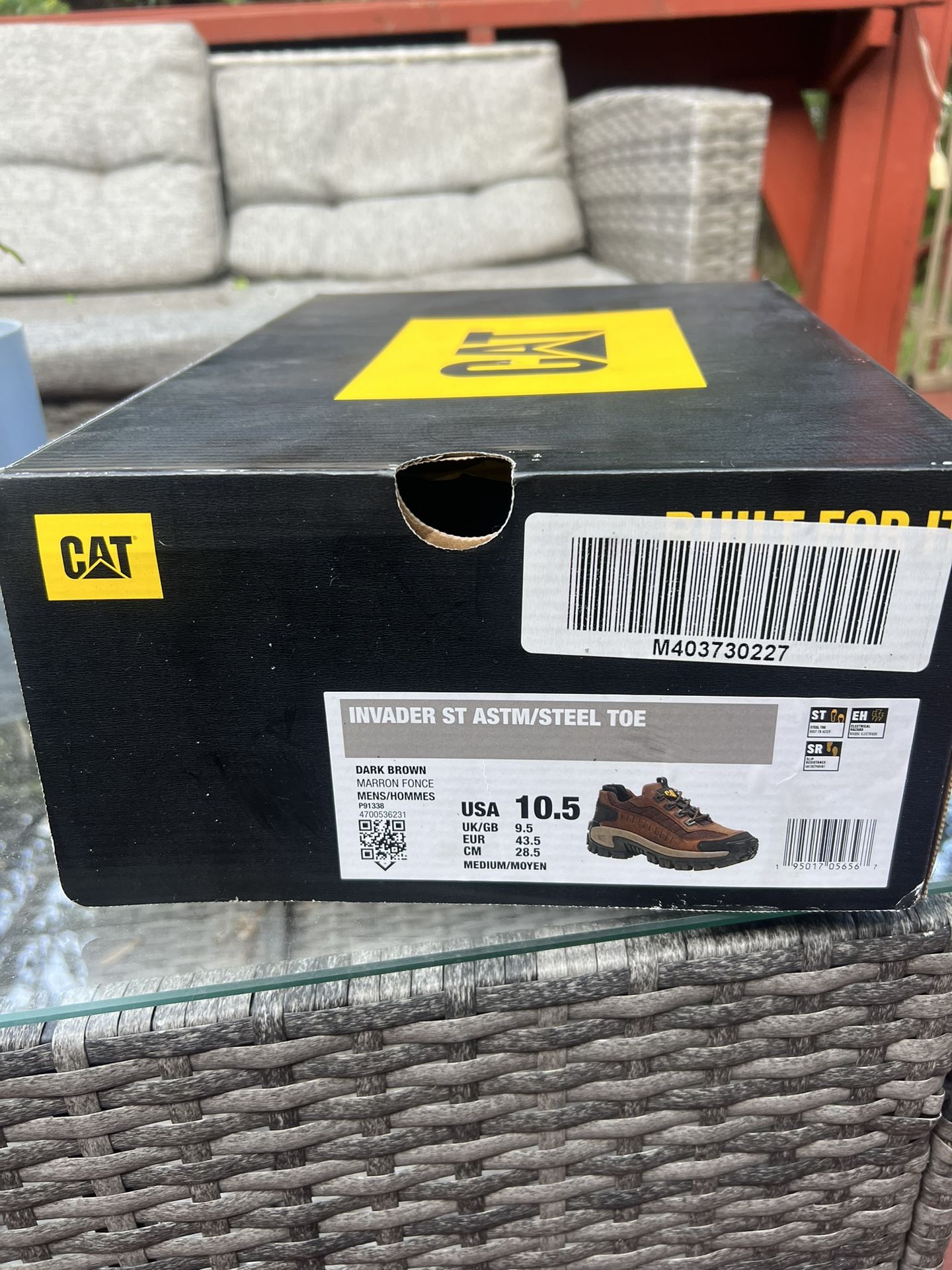 Caterpillar Steel Toe Work Shoes