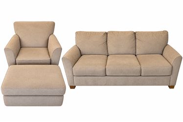 La’Z’boy sofa and swivel chair