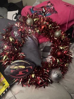 49ers Wreath