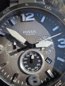 Fossil Chronograph Watch 100 Meters