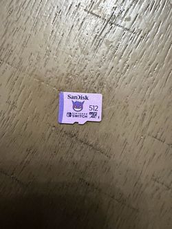 Nintendo Pokemon Sandisk 512 GB micro sd card