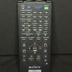 Sony PlayStation 2 (PS2) DVD Remote Control SCPH-10420 No Receiver Dongle - Used