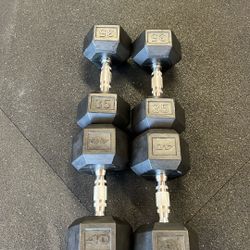 2 PAIR of CAP HEX DUMBBELLS  35 & 40 Lbs.