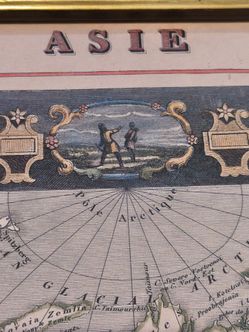 VINTAGE ASIE MAP