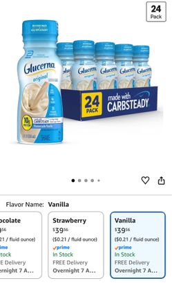 FREE: Glucerna Vanilla Shakes (8 bottles) – Pick Up in Cypress Village, Irvine