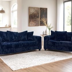 510 Navy Sofá & Loveseat ❤️❤️