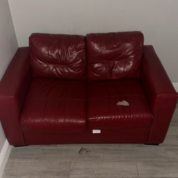 Red Love Seat