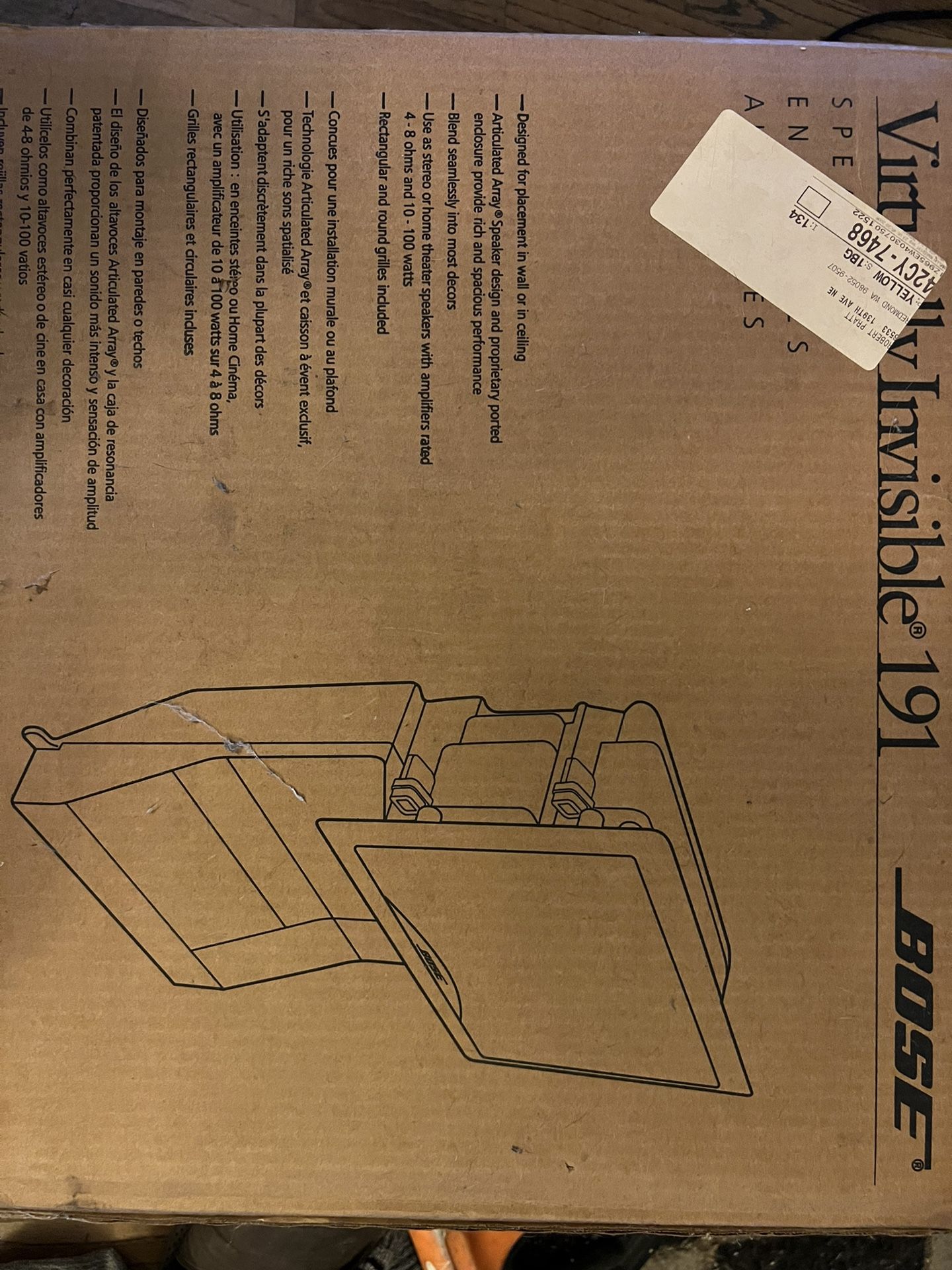 Bose Virtually Invisible 191 Speakers