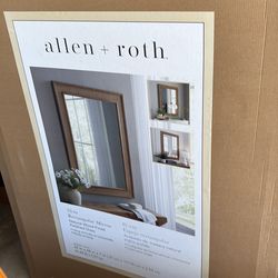 2 Allen + Roth rectangular mirrors