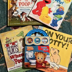 Set Of Five Potty Training Books
