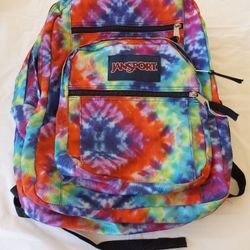 Jansport Multi Color Tie Dye Backpack $10