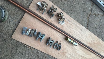 Electric ground bars and hardware