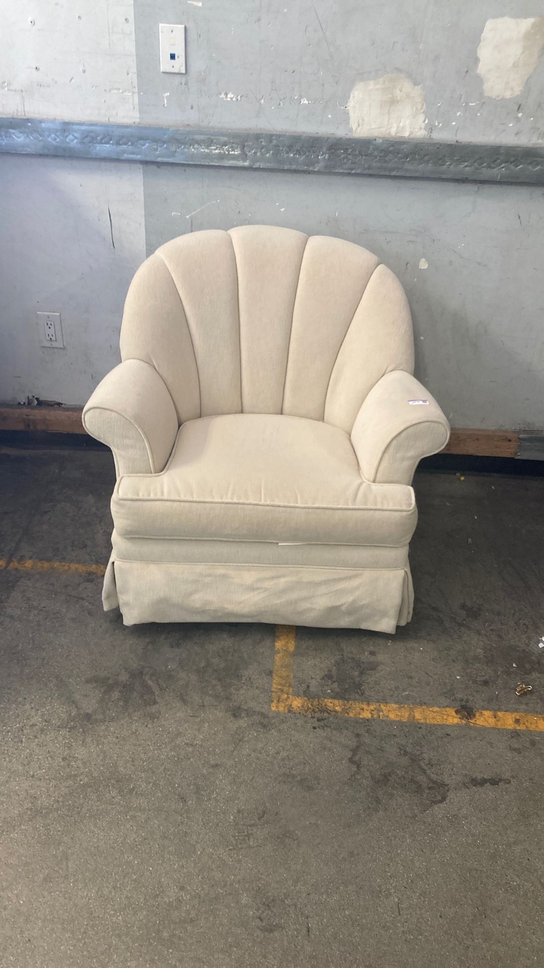 Krause Shell Back Swivel Rocking Chair