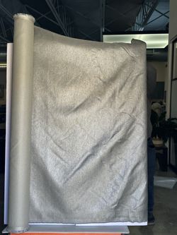 Approx. 35 Yards Premium Silver Metallic Textured Woven Fabric – $18/Yard