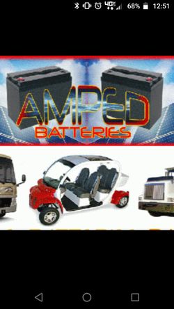 batteries for golf cart gems club cart six volt eight volt batteries Trojan batteries U.S.  batteries starting 65 -95 bucks with Core Exchange Sale.. 