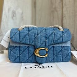 Coach Tabby 26 Denim Shoulder Bag