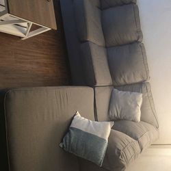 Grey sectional