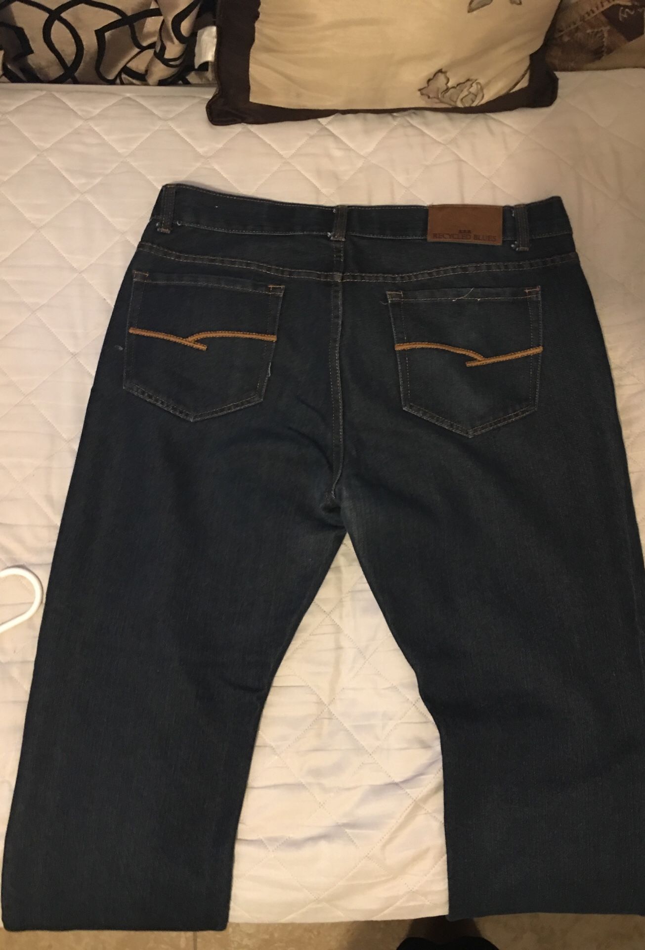 Recycled blue brand