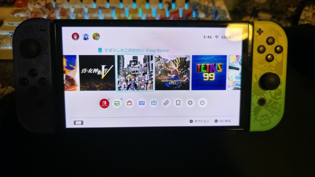Nintendo Switch Oled Splatoon 3 Edition