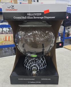 Halloween Crystal Ball Glass Beverage Dispenser
