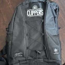 Clippers black back pack