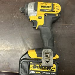 Dewalt Impact And Battery