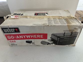 Weber Go Anywhere Gas Small Grill BBQ Portable Camping parrilla de gas propano Asador