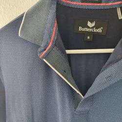 Buttercloth Polo Mens Size Small