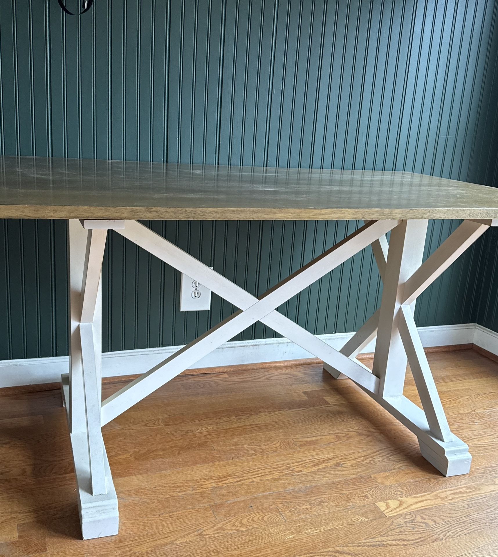 Rectangle Trestle Kitchen Table