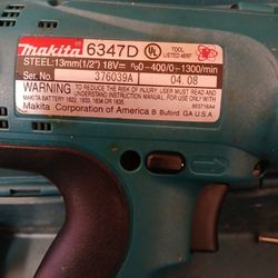 Makita 6347D Cordless Drill/Driver