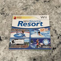 Wii Sports & Sports Resort 2 in 1 Combo Nintendo Wii Disc And Sleeve