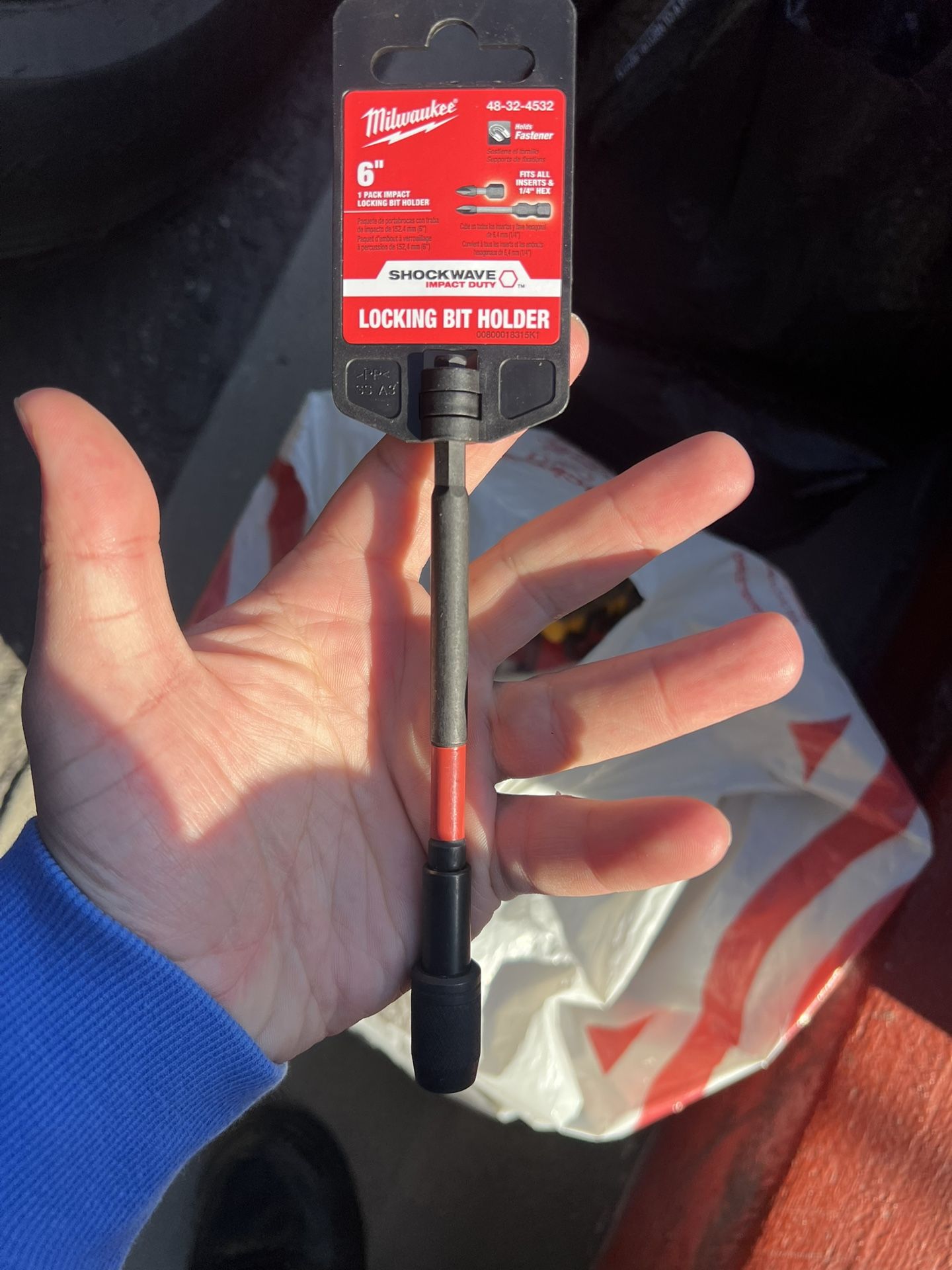 Milwaukee Locking Bit Holder $9