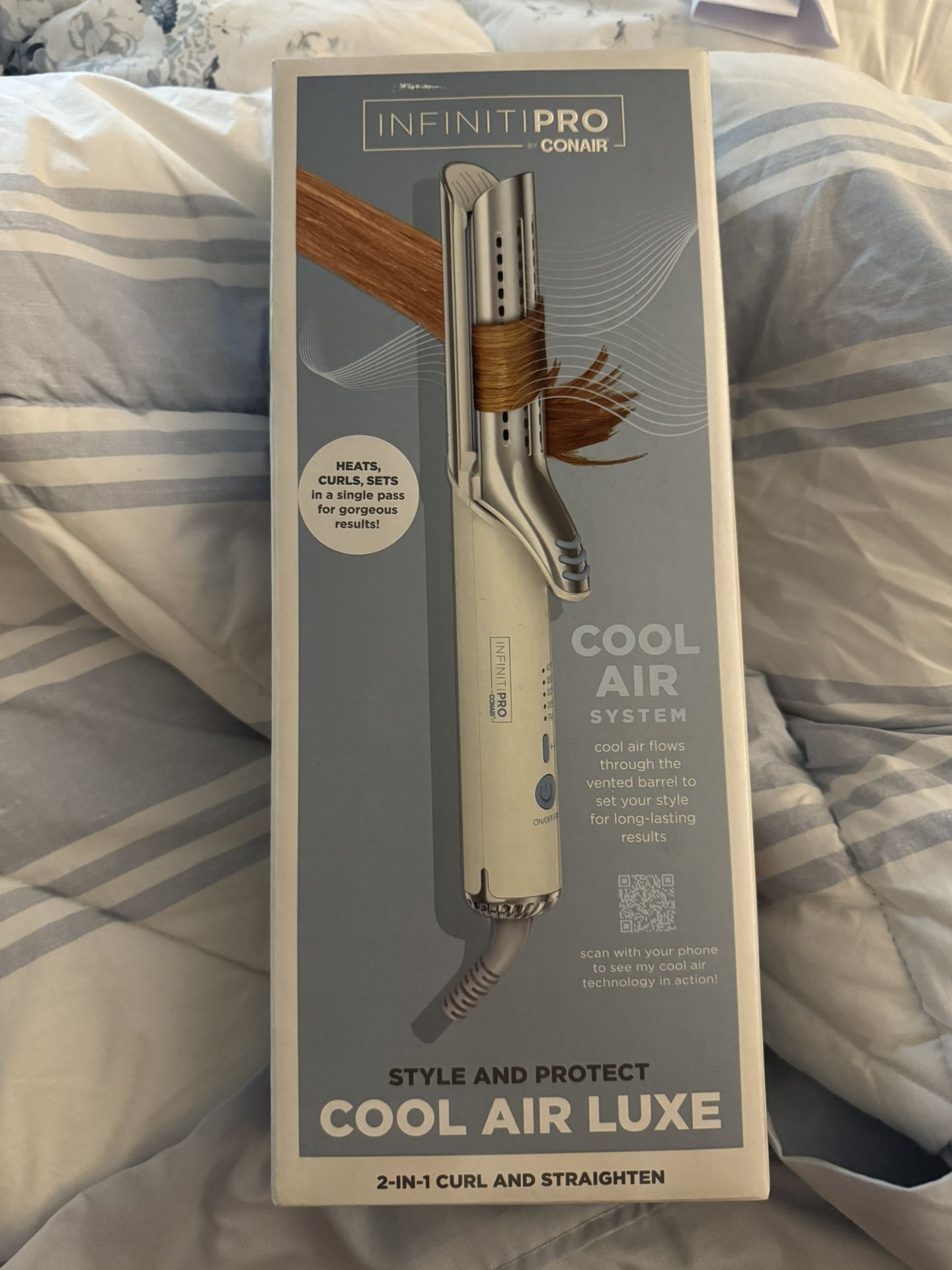 InfinitiPro 2-in-1 Curl And Straighten Tool