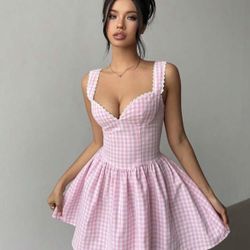 Cute Pink Shein Dress 