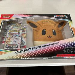 Pokémon Trading Card Game: Scarlet & Violet-Prismatic Evolutions Accessory Pouch Special Collection
