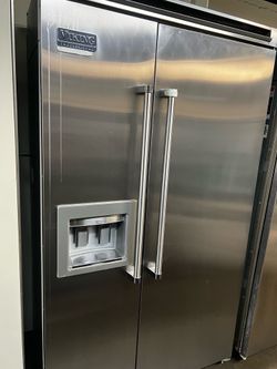 VIKING 48”WIDE BUILT IN REFRIGERATOR STAINLESS STEEL