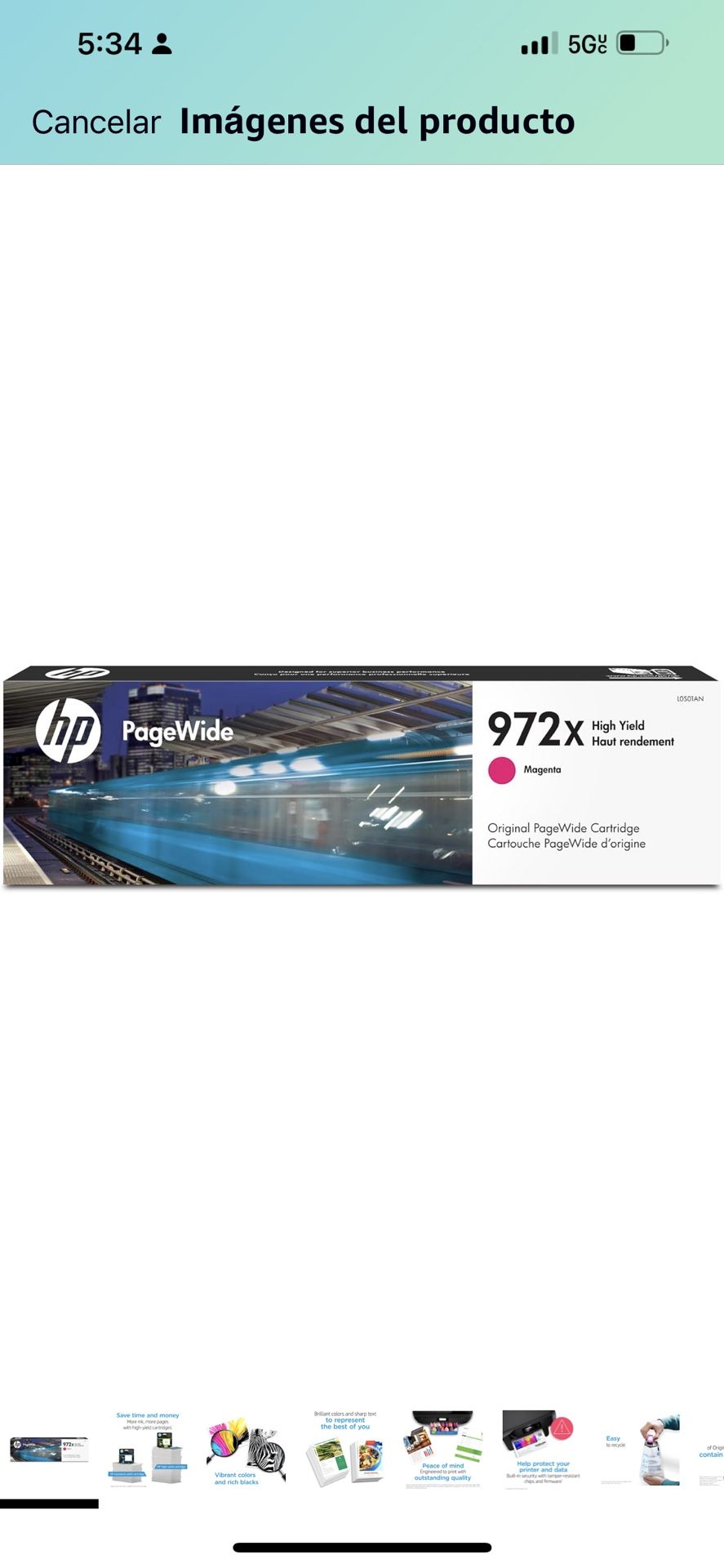 Cartucho Pagewide De Alto Rendimiento Funciona Hp Pagewide