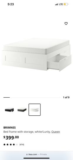 IKEA Brimmes Queen Bed