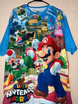 Super Nintendo world shirt fits like xl