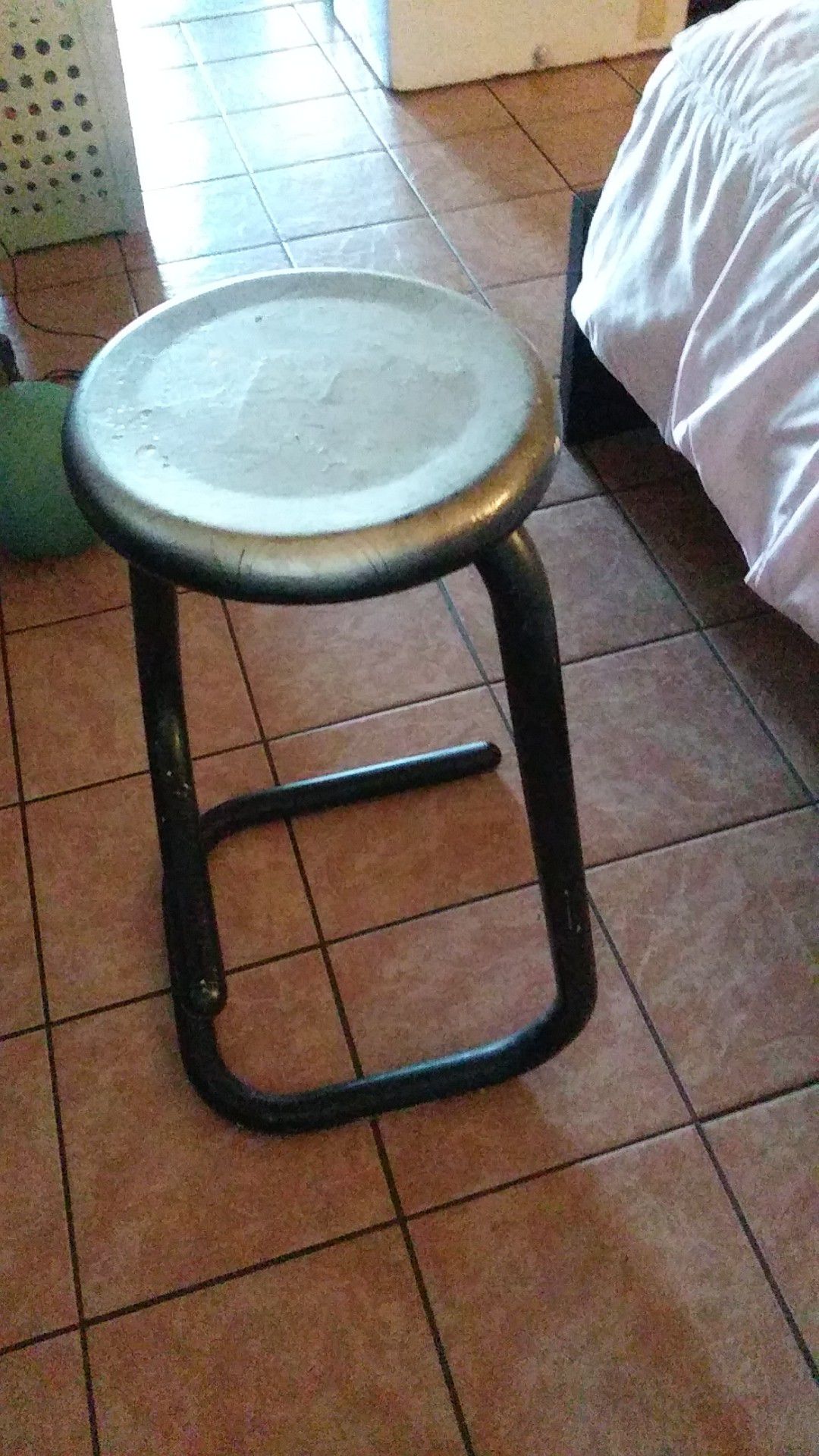 Steel shop stool