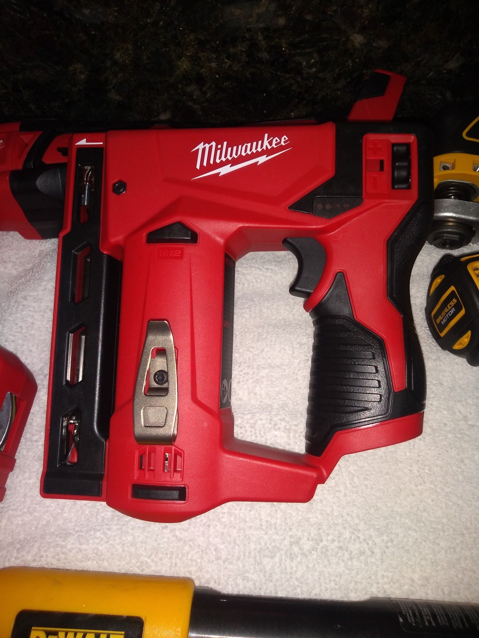 Milwaukee 3/8 crown stapler