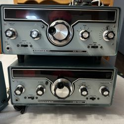 Heath Kit Ham Radio Including Power Supply.