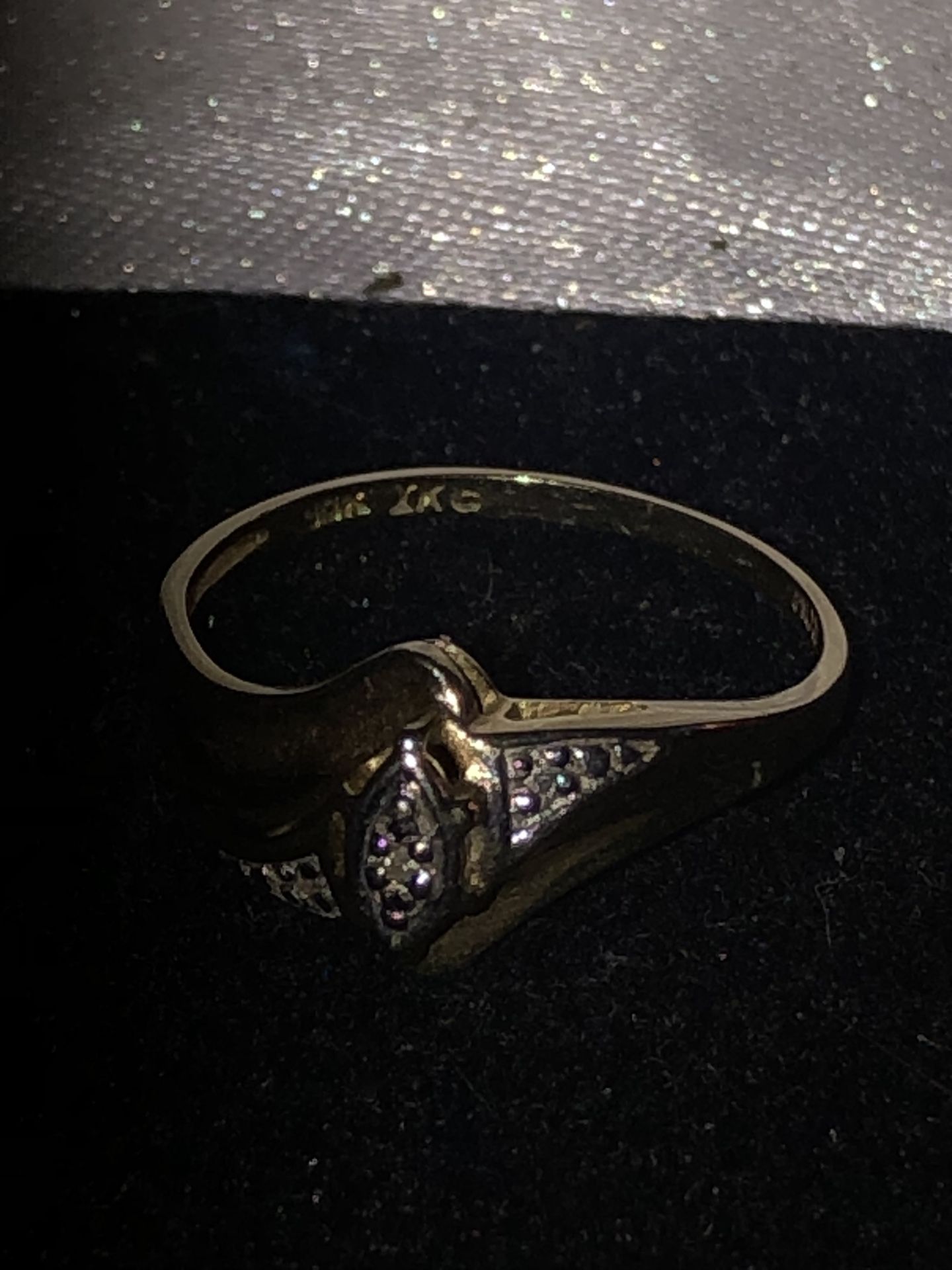 10k Gold Diamond Ring