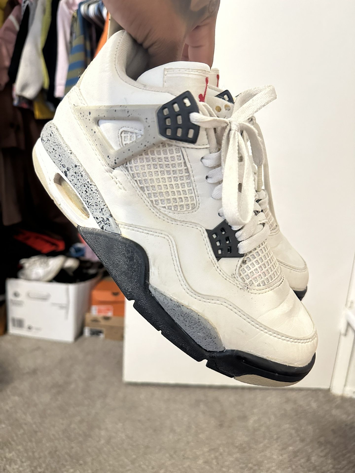 1999 Air Jordan Retro “White Cement” Size