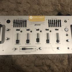 2 Channel’s Mixer  7 Band Ecualizer