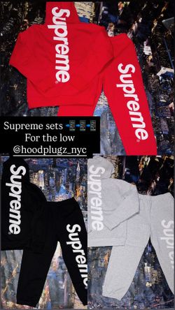 Supreme sweatsuit $150