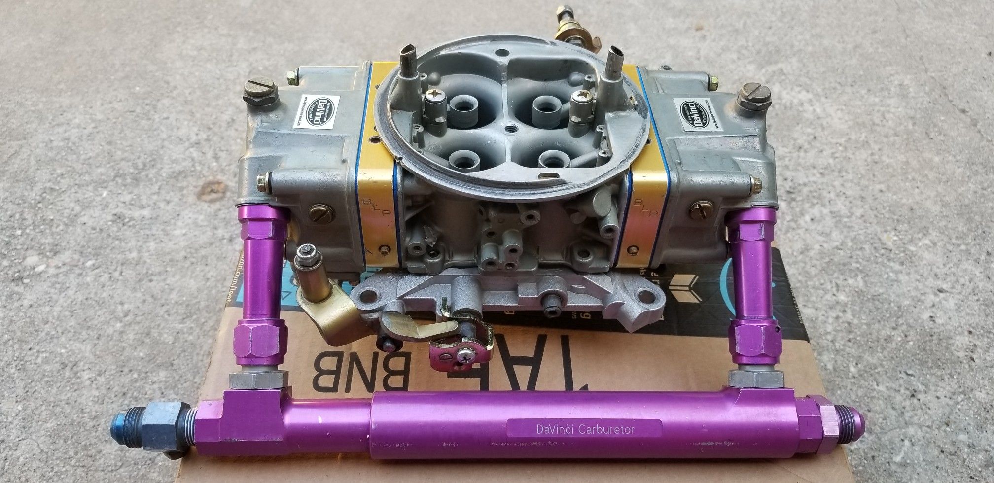 Davinci Holley 750 Double Pumper Alcohol Carburetor
