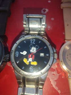 Disney Mickey Mouse Watch Silver Bracelet