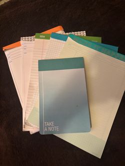 Assorted Notepads and Writing Pads Bundle
